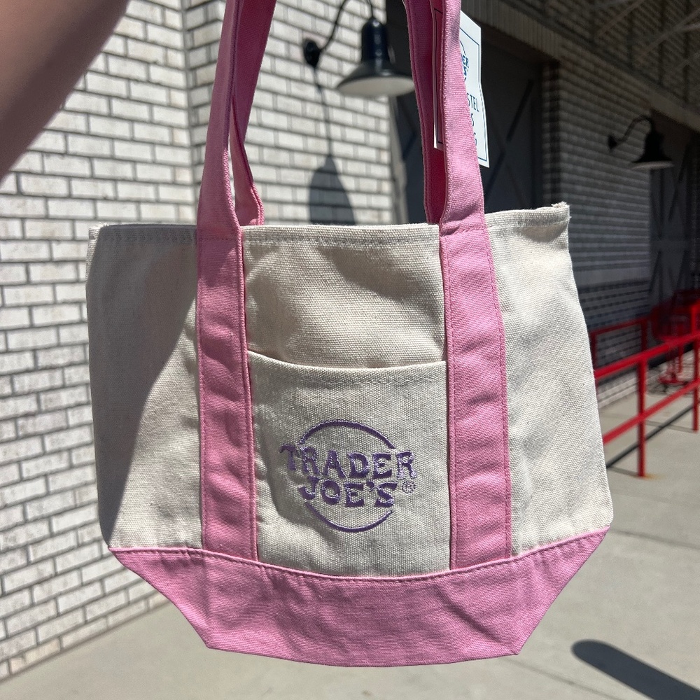 Pink Trader Joe’s Mini Tote